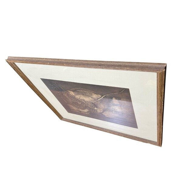 Vintage Artists Proof Etching “Night flight Owly Bird” Signed JR K- 1970’s-80’s - Picture 3 of 10